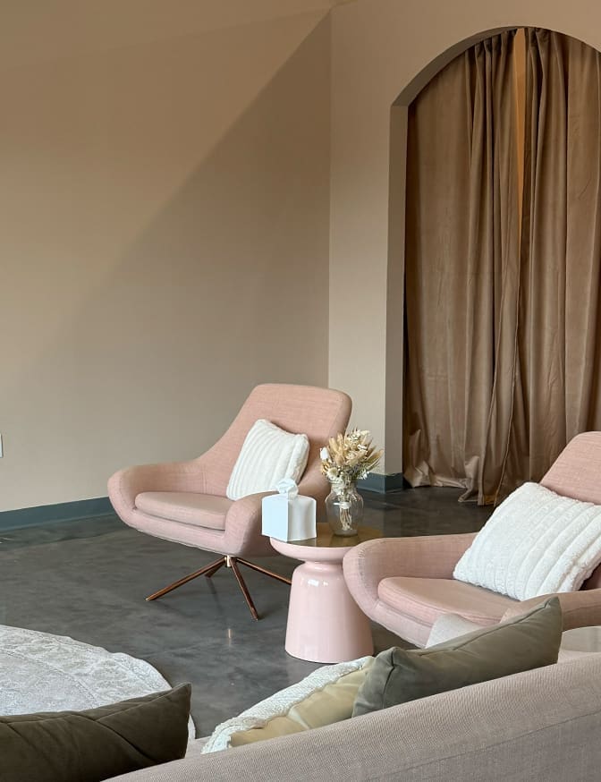 Interior space that feels minimal and elegant at Lovely bride charleston